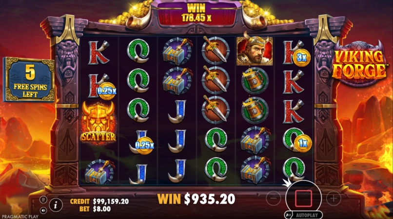 Multiplicatori Slot Viking Forge